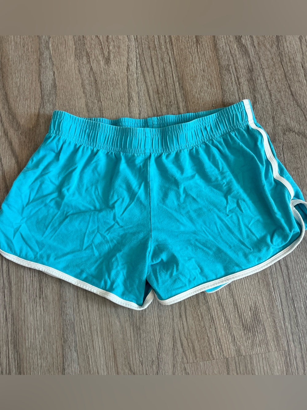 Women’s Size Small BCG Turquoise Athletic Shorts with White Trim